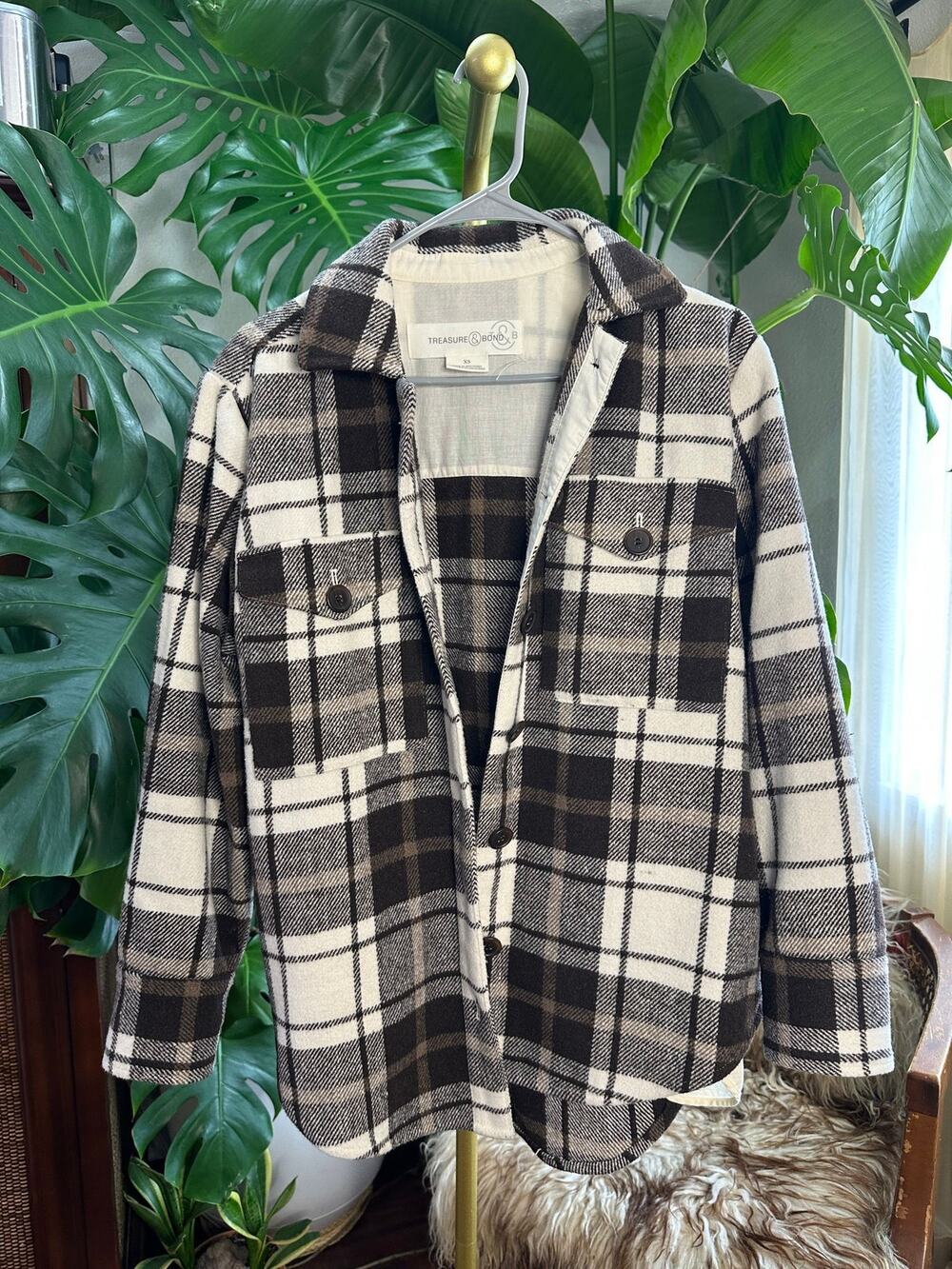 #42 Treasure & Bond Flannel Heavy Jacket